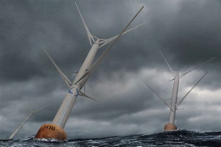 Are there any floating wind turbines?