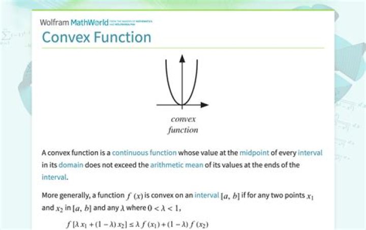 Can a linear function be convex?