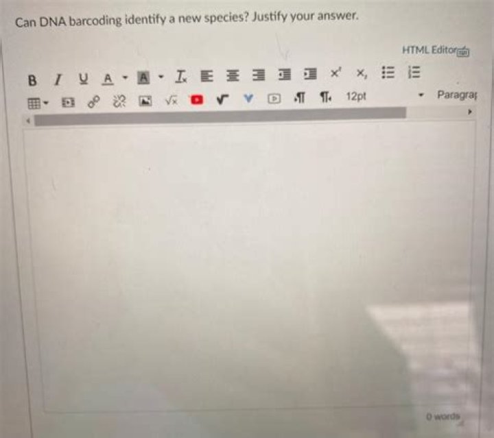 Can DNA barcoding identify a new species?