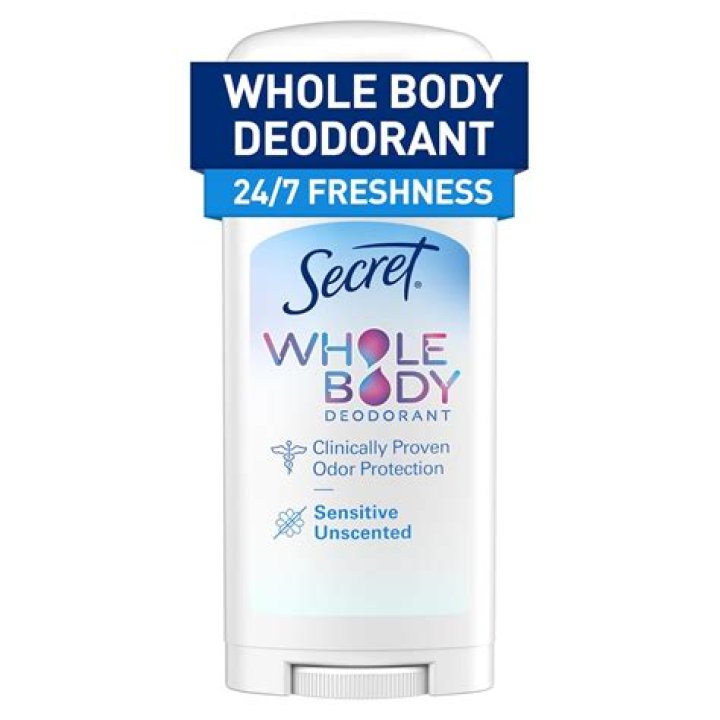 Can I put deodorant on my whole body?