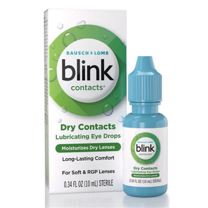 Can I use blink tears as contact solution?