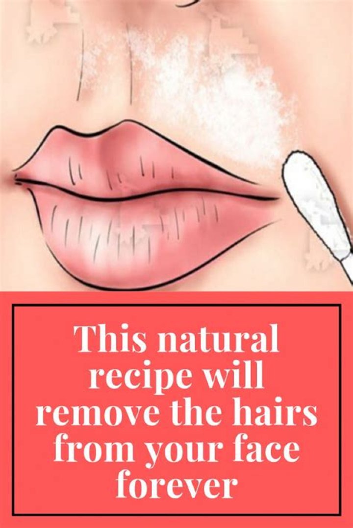 Can we remove facial hair by wheat flour?