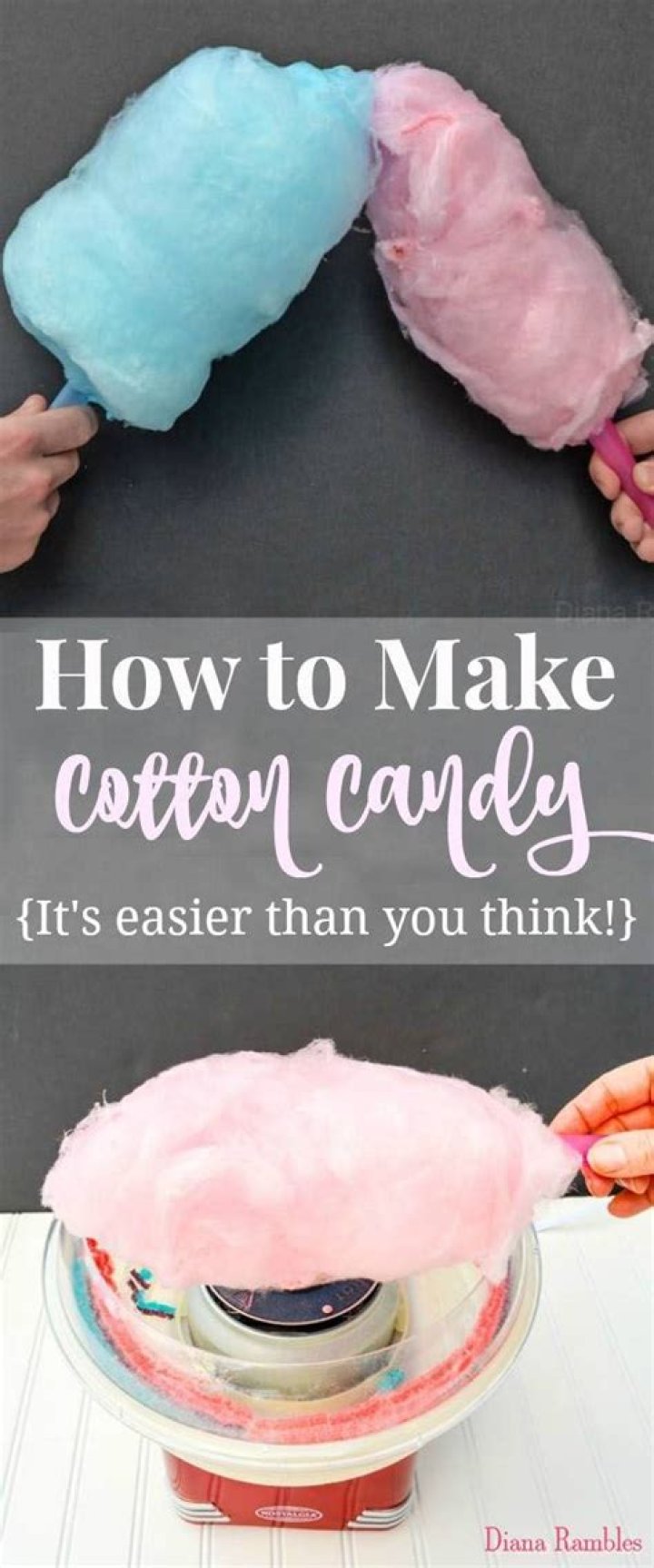 Can you make cotton candy with regular sugar?