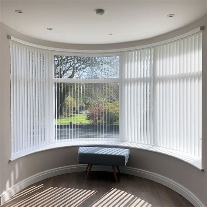Can you put vertical blinds on a bay window