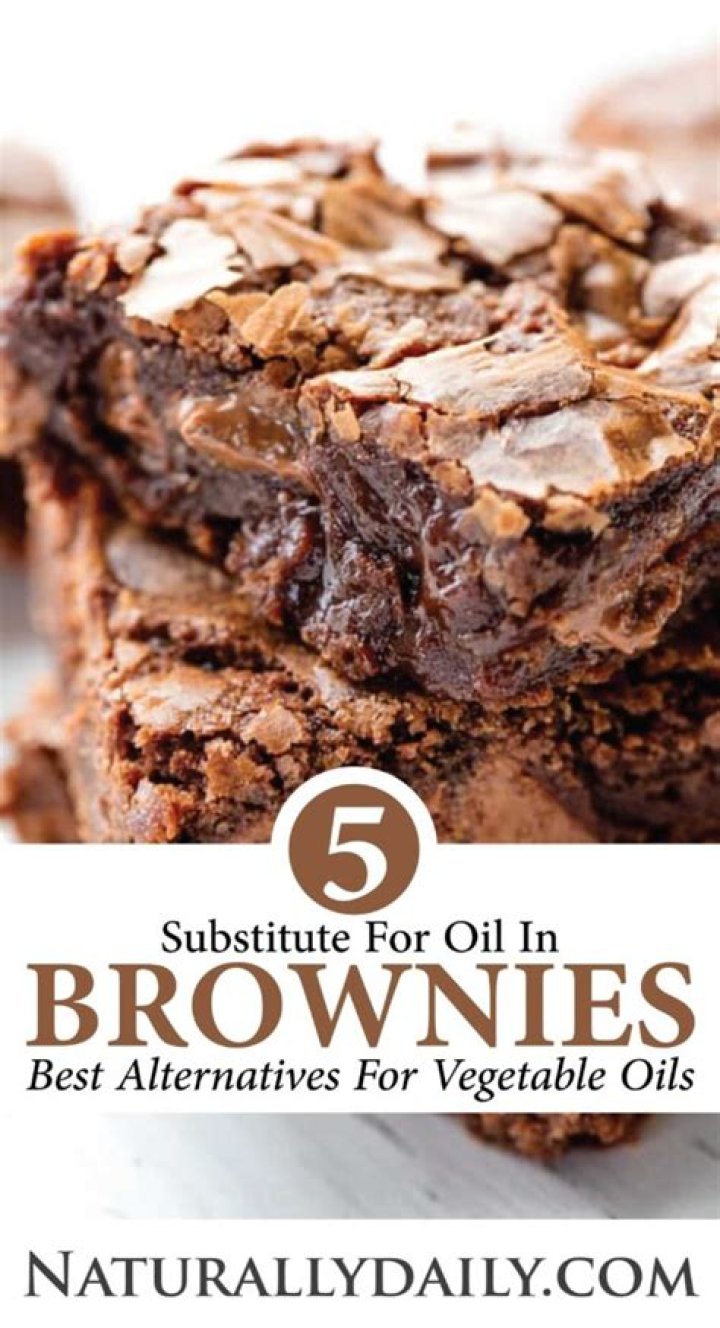 Can you substitute margarine for vegetable oil in brownies?