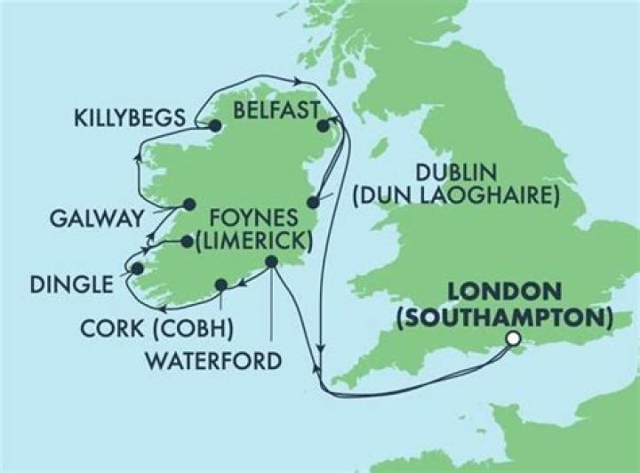 Can you take a cruise from Ireland?