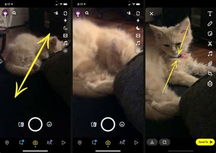 Can you zoom in on Snapchat videos?