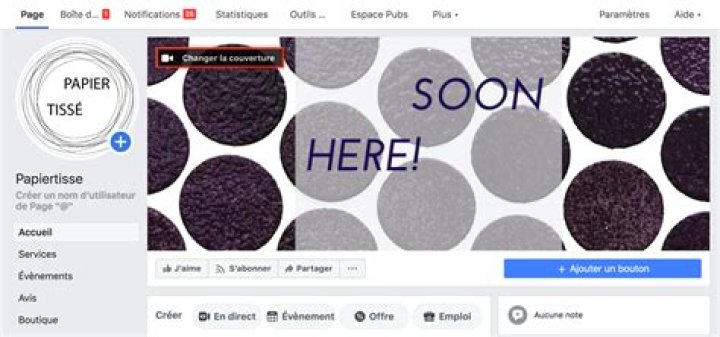 Comment changer la confidentialite de la photo de couverture Facebook?