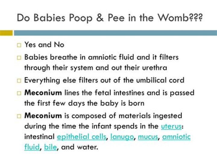 Do babies in the womb eat hair?