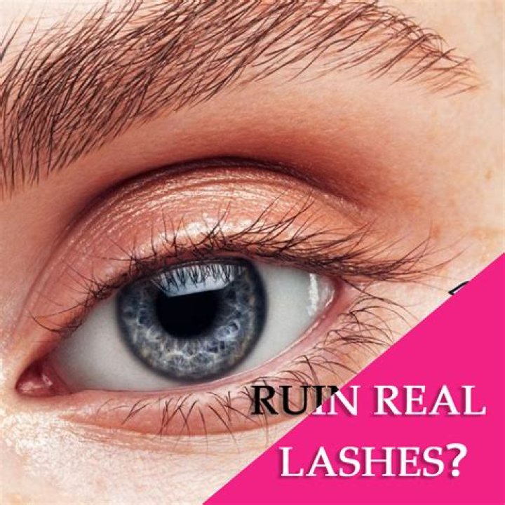 Do fake lashes ruin real lashes?