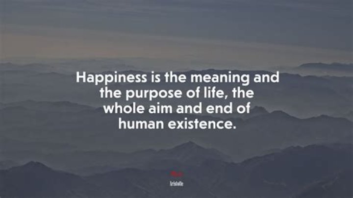 Does human existence have a purpose?