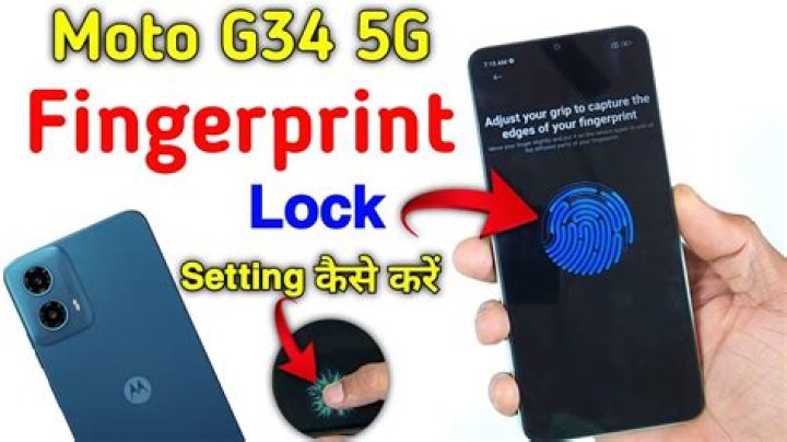 Does Moto g5 have fingerprint?