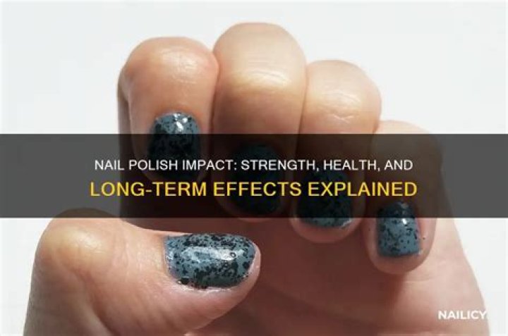 Does nail polish affect your nails?