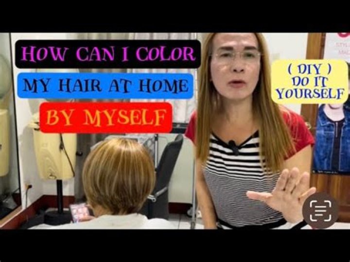 How can I color my hair at home?