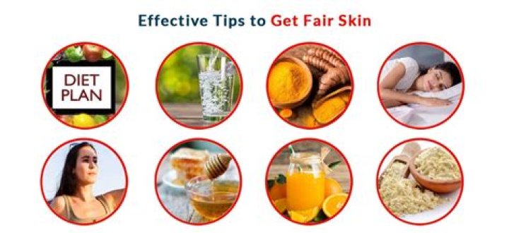 How can I get fair skin without using anything?