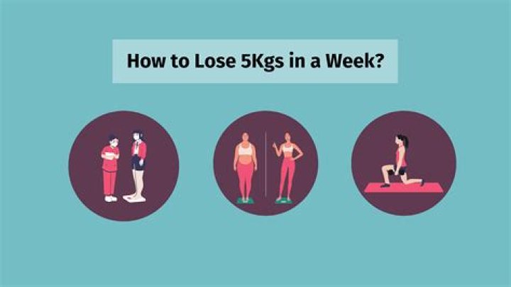 How can I lose 5 kilos in a week?