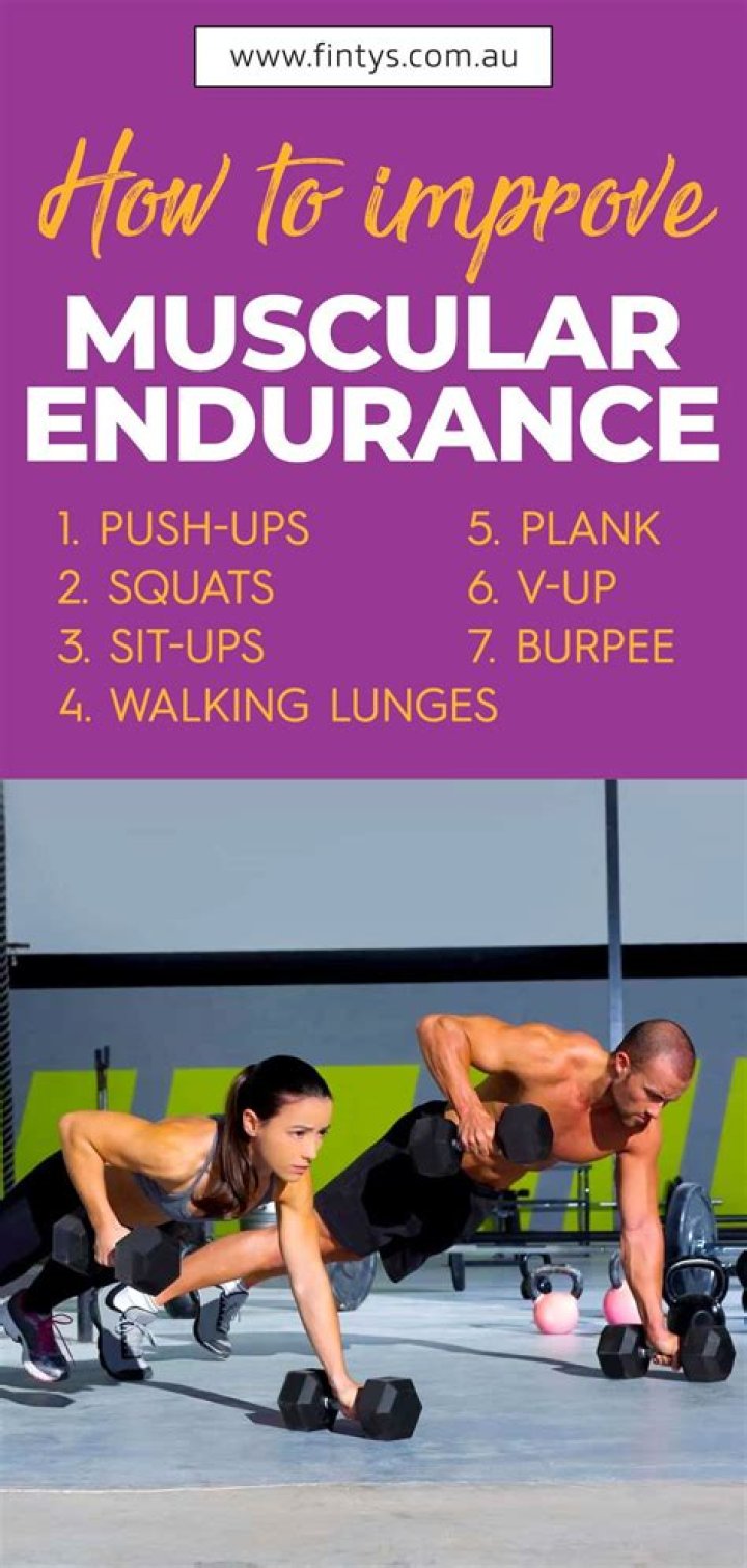 How can you increase your muscular endurance?