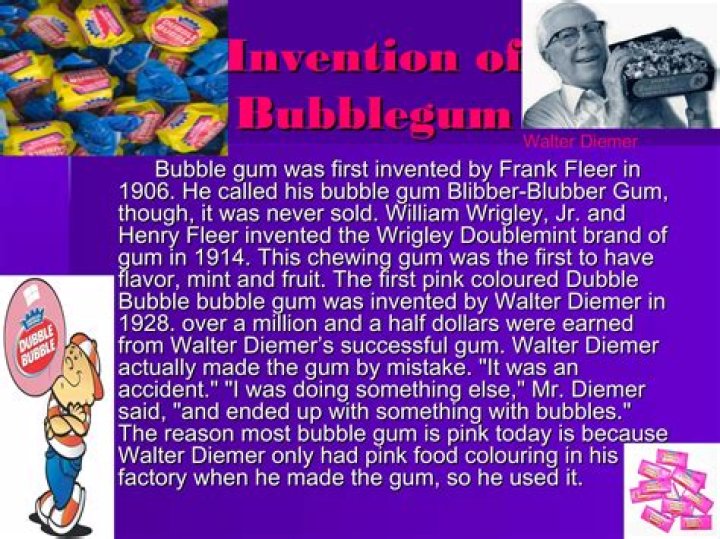 How did Walter Diemer make Dubble Bubble Gum?