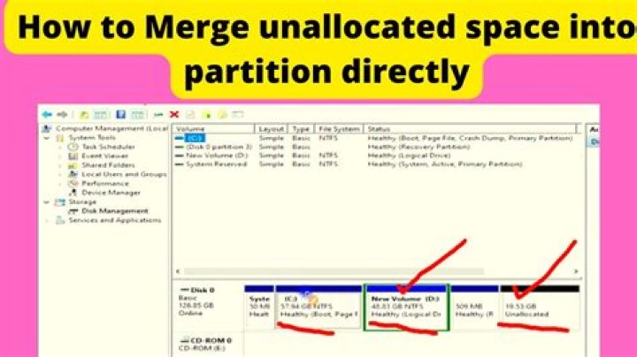 How do I create a partition on unallocated space?