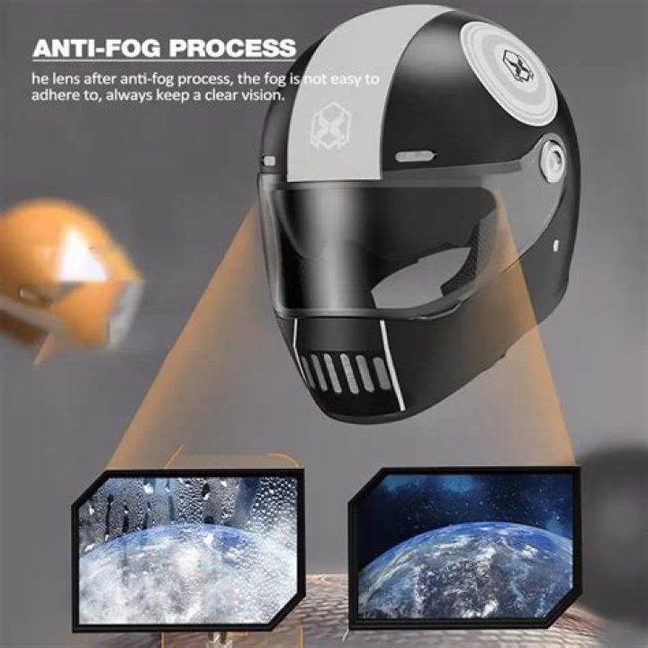 How do I keep my helmet from fogging up?