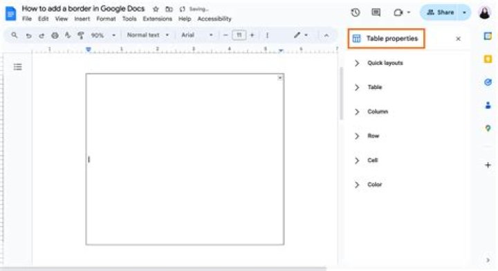 How do I make a page border in Google Docs?