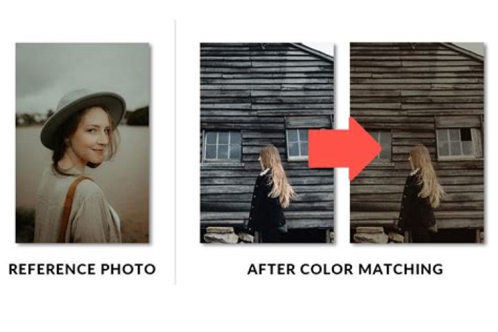 How do I match two photos with a color in Photoshop?