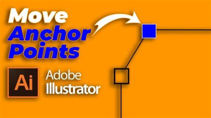 How do I move an anchor point handle in Illustrator?