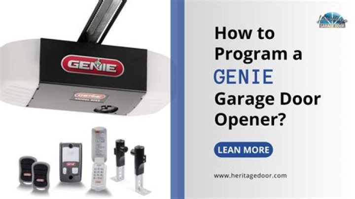 How do I program my Genie garage door opener to my car without a remote?