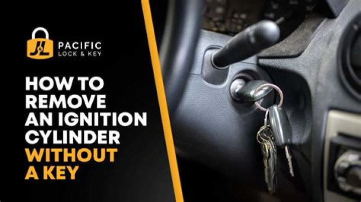 How do I remove an ignition tumbler without the key?