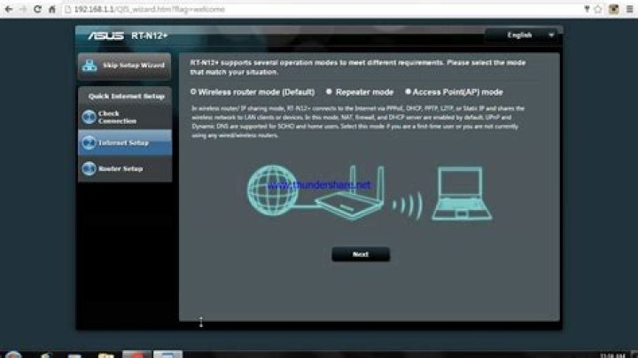 How do I setup my ASUS RT router?