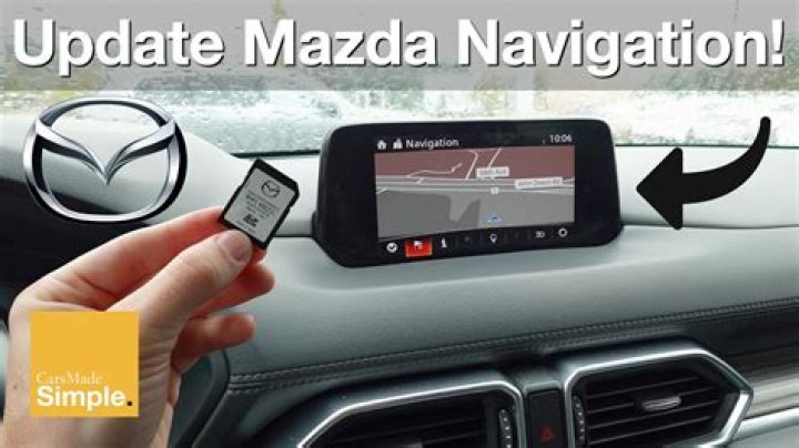 How do I update the navigation in my 2013 Mazda 3?