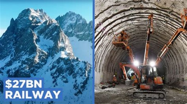 How do people build tunnels through mountains?