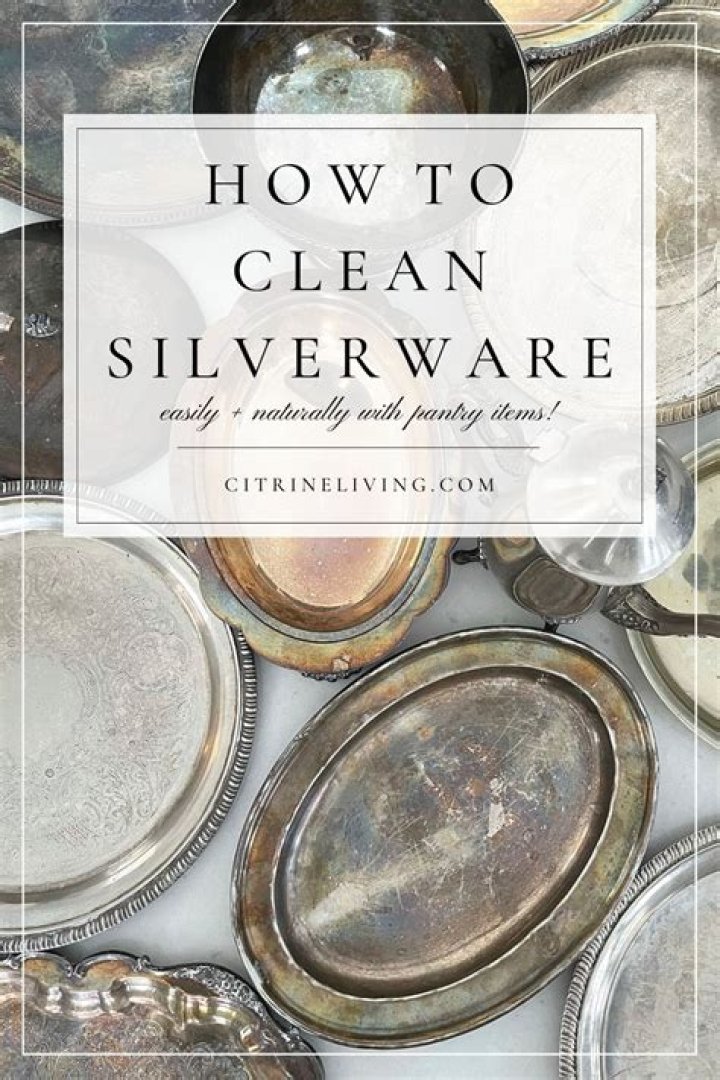 How do you clean silver that has gone pink?