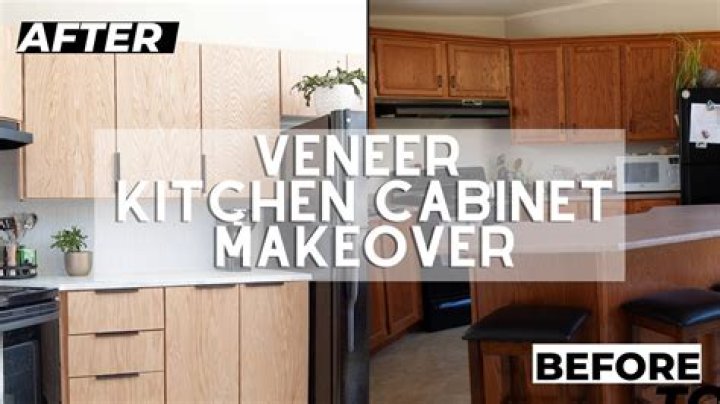How do you clean veneer timber cabinets