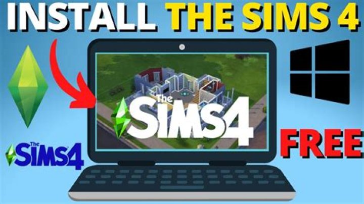 How do you download Sims 4 from disc to laptop?