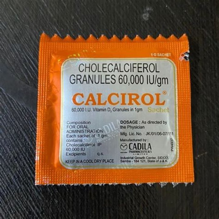 How do you eat a Calcirol sachet?