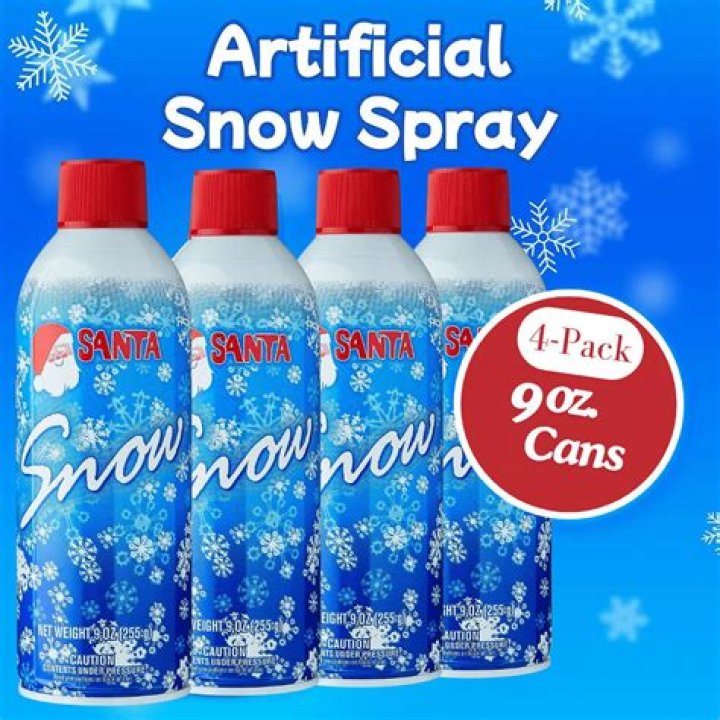 How do you get fake snow spray off glass?