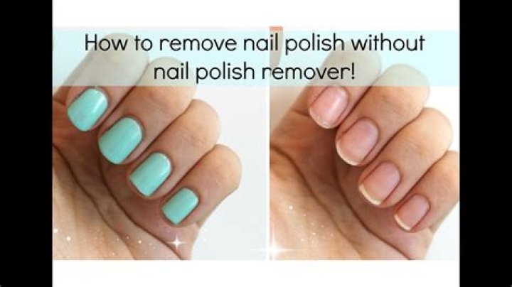How do you get nail polish off?