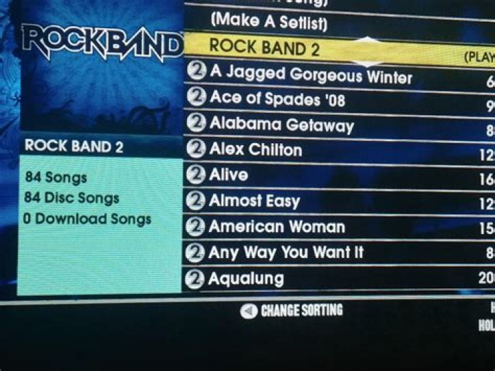How do you get songs on Rock Band 2?