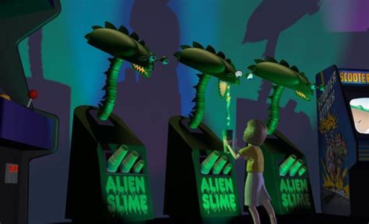 How do you get the alien slime in Toy Story?
