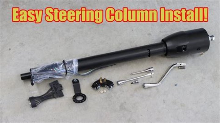 How do you install a tilt steering column?