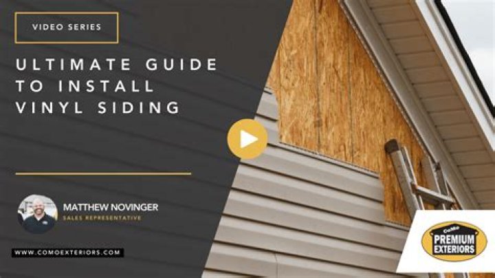 How do you install vinyl siding with insulation