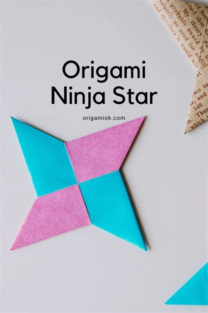 How do you make a paper ninja star step by step?