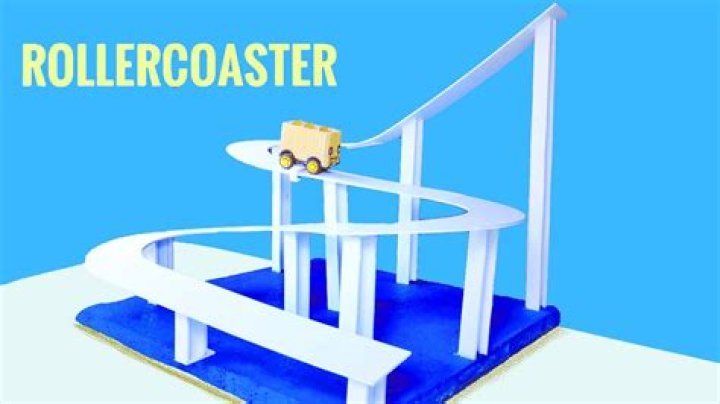 How do you make roller coaster model materials?