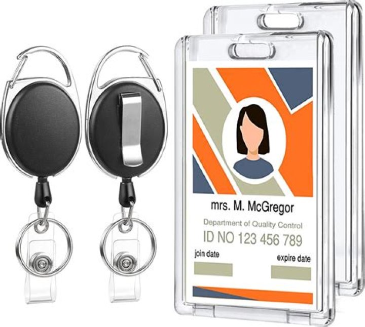 How do you open a badge reel?