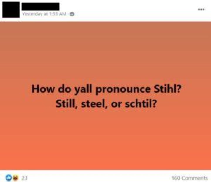 How do you pronounce Stihl