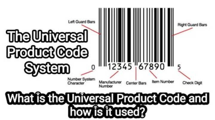 How do you read a universal product code?