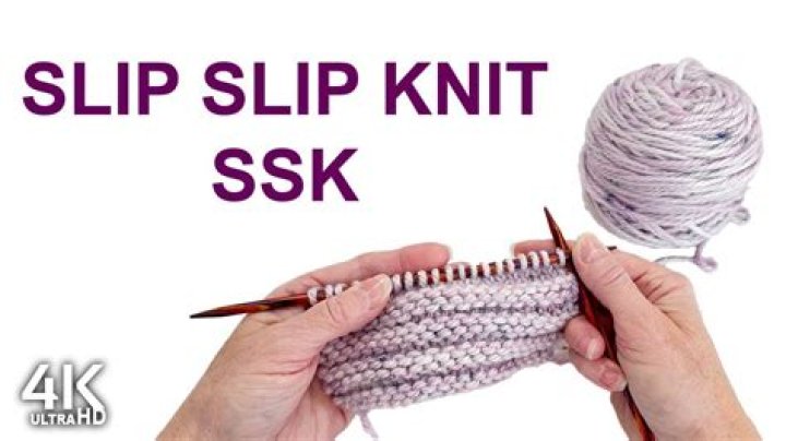 How do you slip knit?