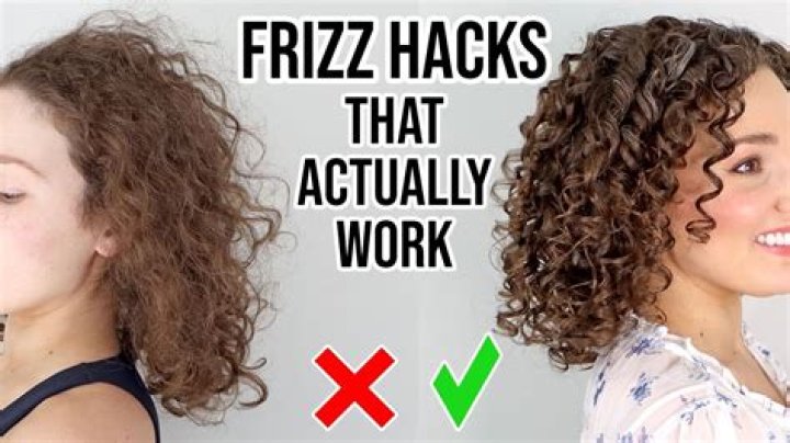 How do you tame rough curly hair?