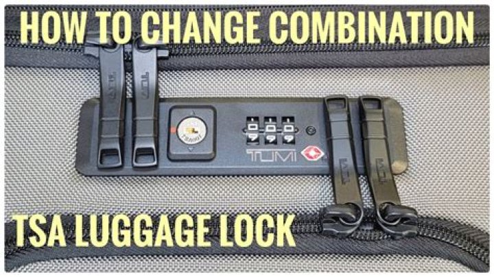 How do you unlock a Samsonite TSA lock if you forgot the combination?